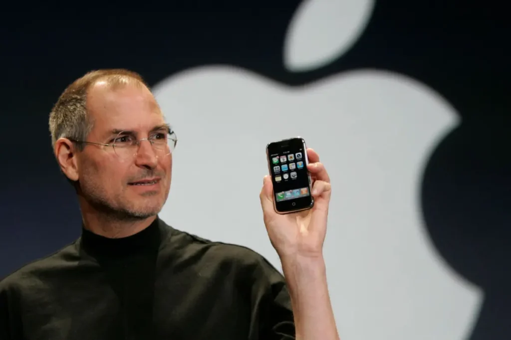 Steve Jobs at Iphone Launch